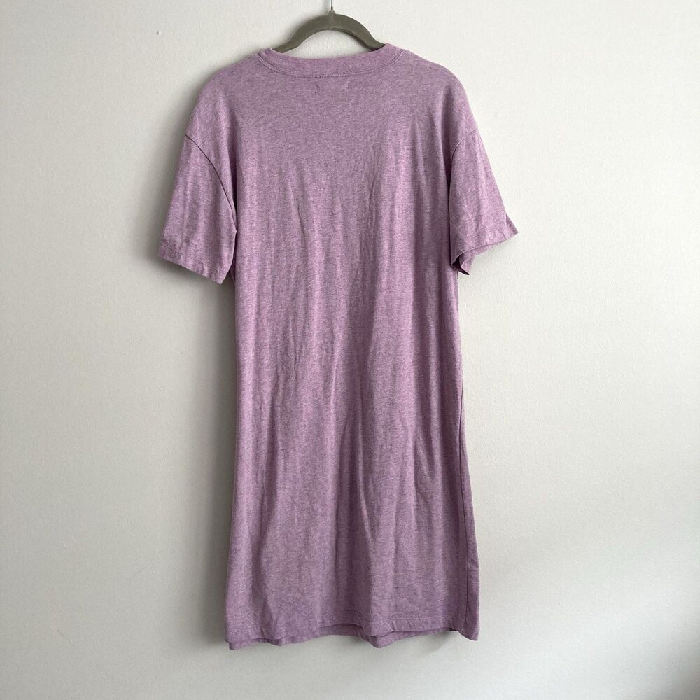 Madewell Lilac Crewneck Midi T-Shirt Dress - Picture 7 of 8